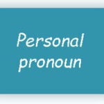 personal pronouns & examples