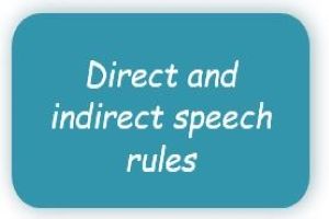 Direct and indirect speech rules