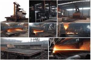 Steel making process steps
