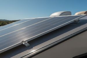 Portable solar panels for RV